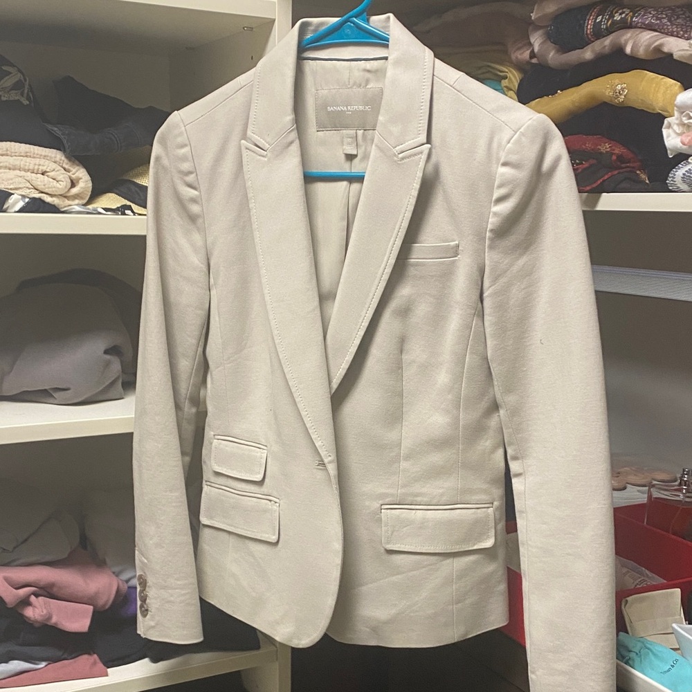 Beige stylish Blazer Jacket
